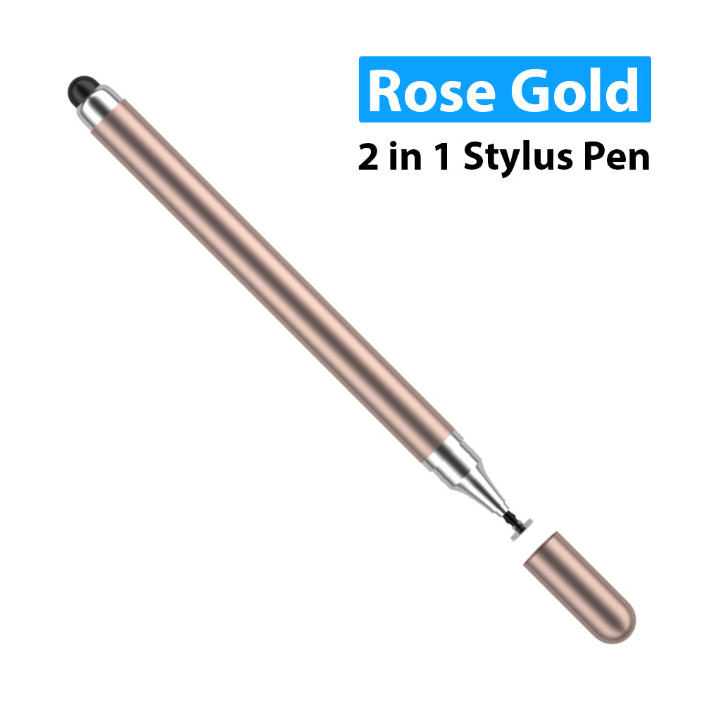 Premium Universal 2-in-1 Stift für iPad/Pro/Air/Mini: 10/9/8/7/6/5/4/3 Series: iOS & Android: Kapazitiver Touch-Pen für