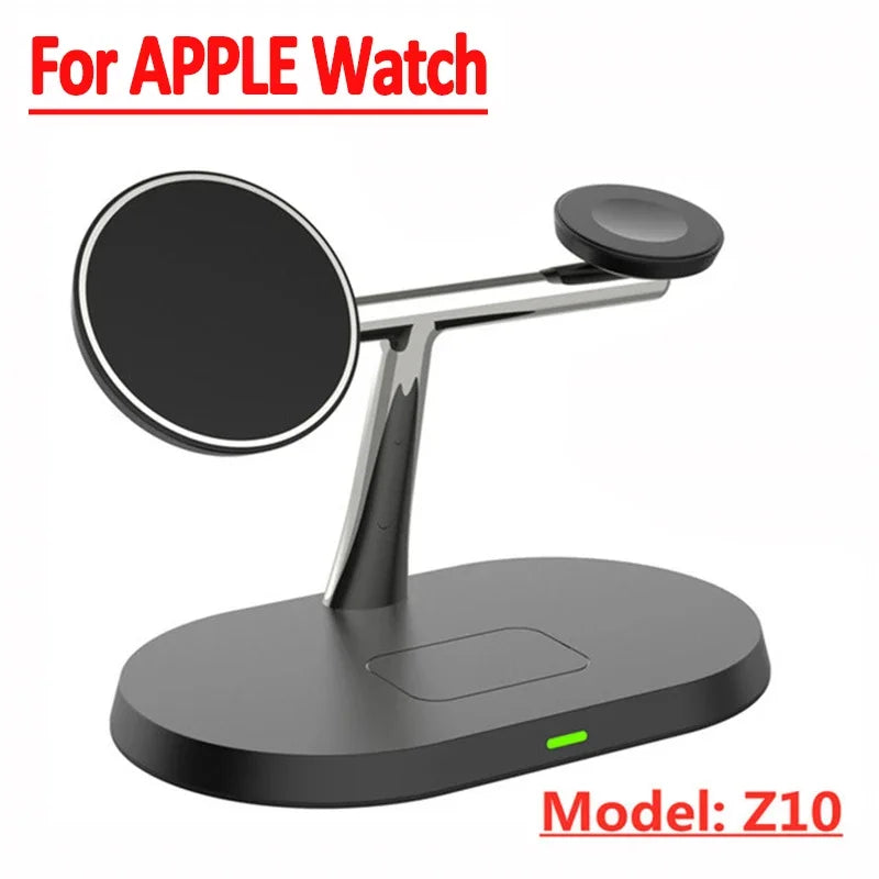 Hacrin 3 in 1 Wireless Charging station for Apple Watch Series 7 Charger Dock Fast Charging Station for Smartphones, Apple iPhone, Samsung, iOS & Android