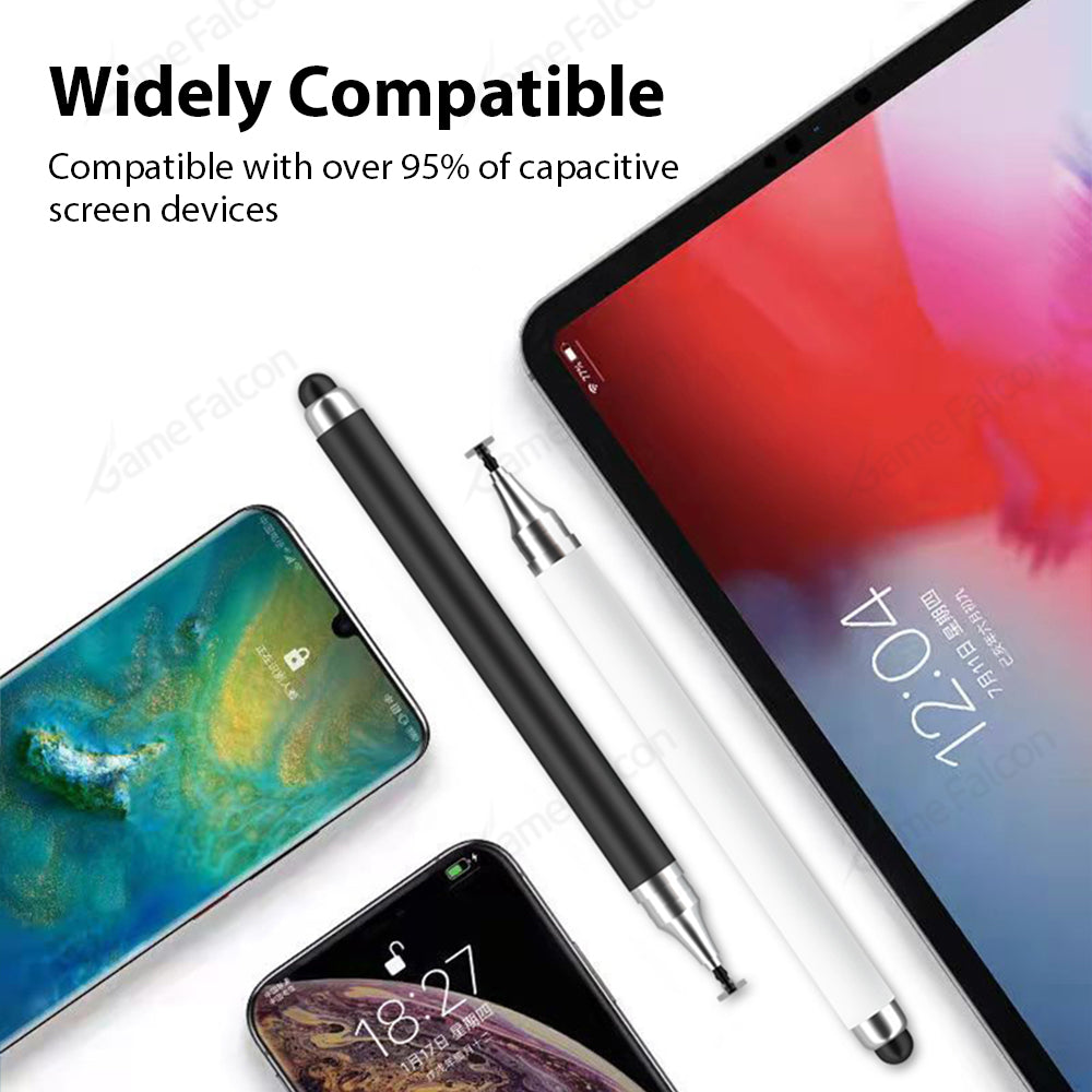 Premium Universal 2-in-1 Stift für iPad/Pro/Air/Mini: 10/9/8/7/6/5/4/3 Series: iOS & Android: Kapazitiver Touch-Pen für