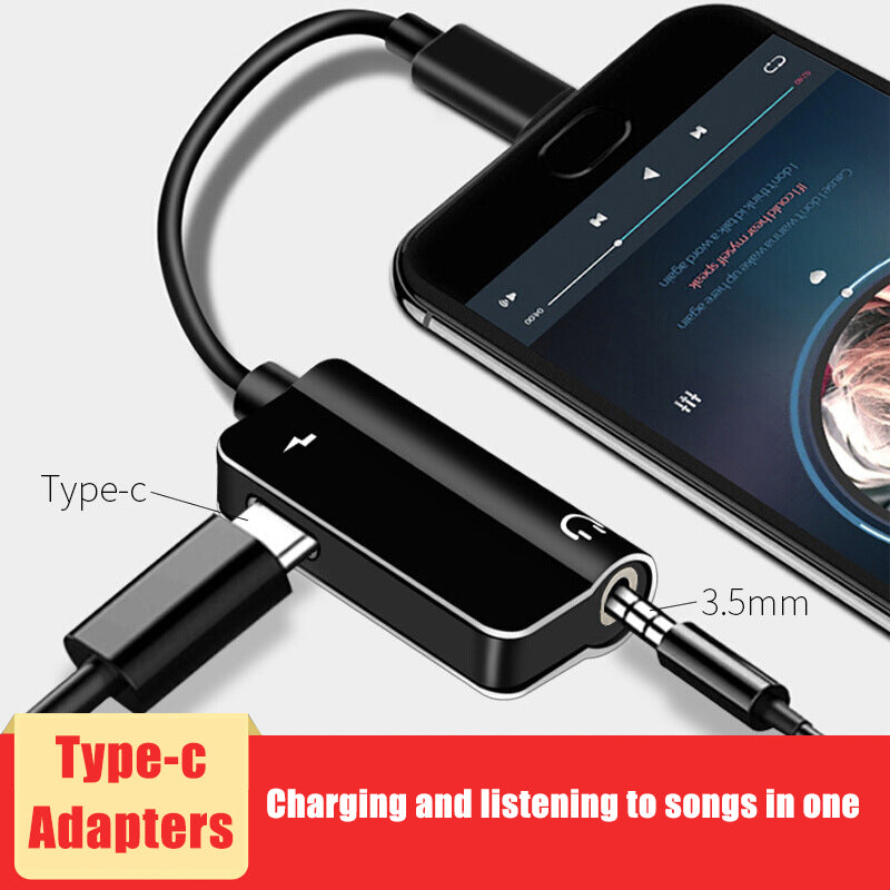 Premium 3-in-1 8-Pin zu 3,5mm Jack AUX Kabel mit Beleuchtung - Ladeadapter, Kopfhörersplitter, Konverter für Apple iPhone 15/14/13/12
