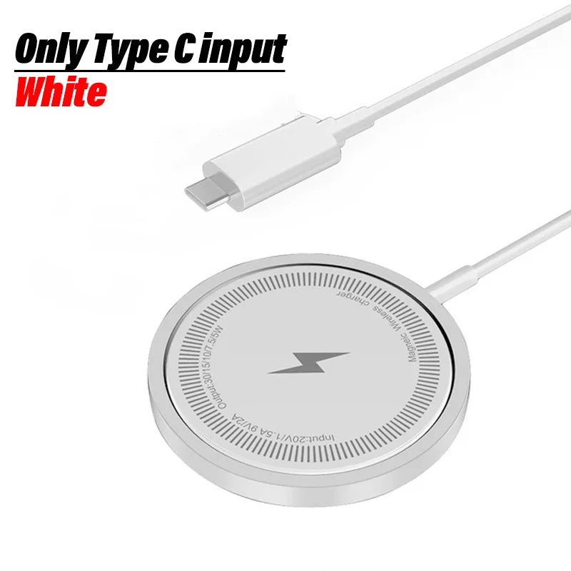 Premium 30W magnetisches kabelloses Ladegerät für Magsafe, Apple iPhone USB-A, PD – schnelles kabelloses Ladegerät, Ständer