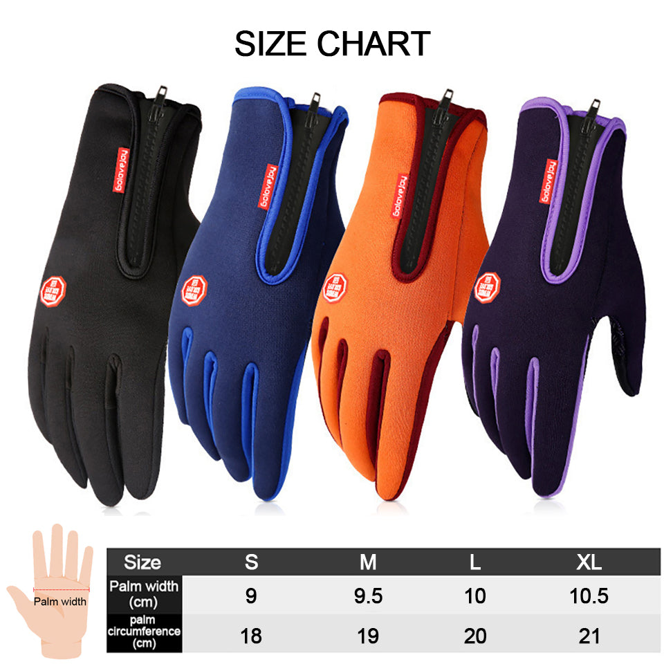 Premium Neue Winterhandschuhe : Touchscreen, wasserdicht, Motorrad, Fahrrad, Outdoor-Sport, Ski, Warm mit Samt