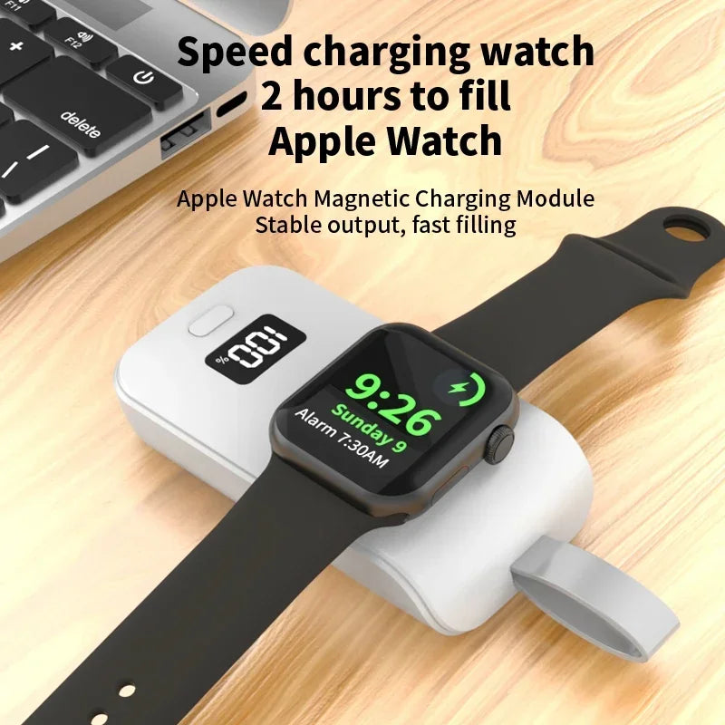 Hacrin 3 in 1 Wireless Charging station for Apple Watch Series 7 Charger Dock Fast Charging Station for Smartphones, Apple iPhone, Samsung, iOS & Android