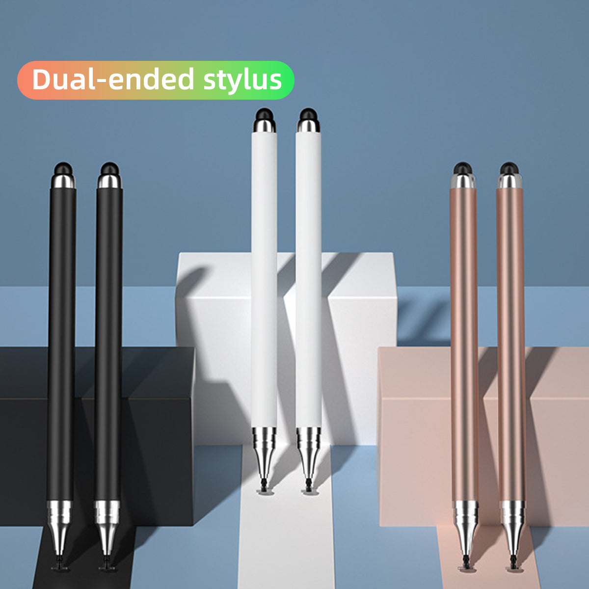 Premium Universal 2-in-1 Stift für iPad/Pro/Air/Mini: 10/9/8/7/6/5/4/3 Series: iOS & Android: Kapazitiver Touch-Pen für
