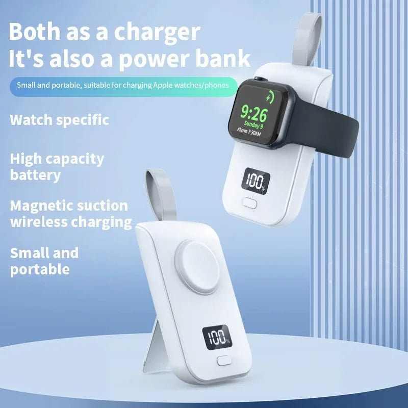 Hacrin 3 in 1 Wireless Charging station for Apple Watch Series 7 Charger Dock Fast Charging Station for Smartphones, Apple iPhone, Samsung, iOS & Android
