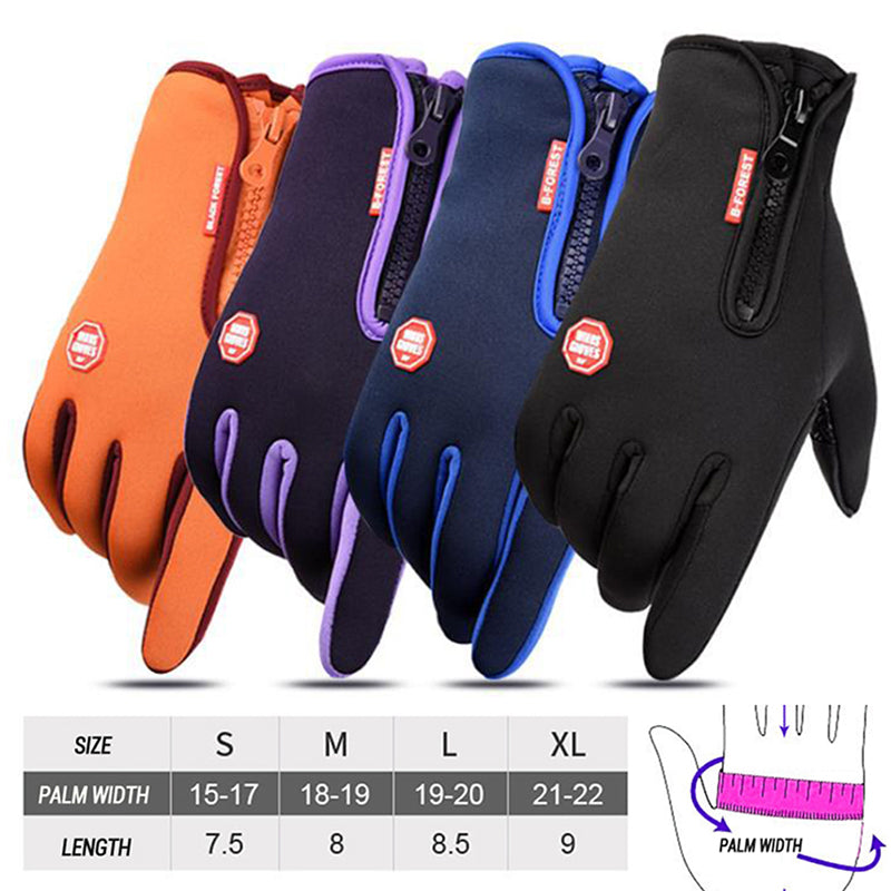 Premium Neue Winterhandschuhe : Touchscreen, wasserdicht, Motorrad, Fahrrad, Outdoor-Sport, Ski, Warm mit Samt