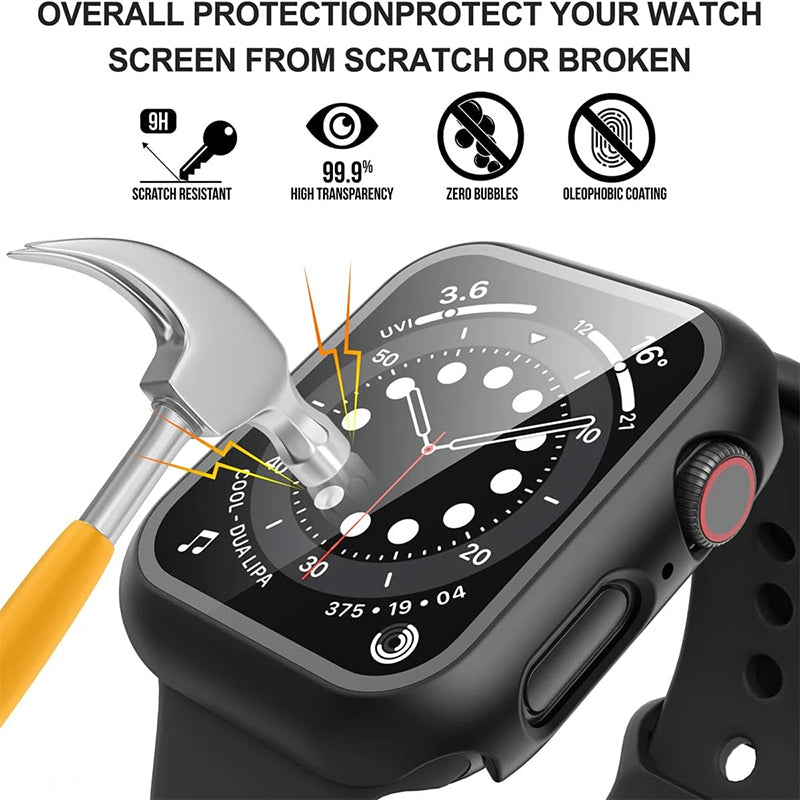 Premium Soft Hydrogel Displayschutzfolie für Apple Watch 10/9/8/7/6/5/4/3/2/1 & Ultra 2/1, SE: 2024, 2023, 2022, 2021, 2020,