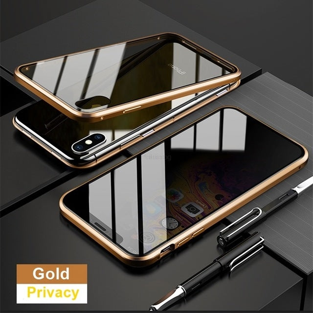 Privatsphäre iPhone Bildschirmschutz - Anti-Spionage Premium Gehärtetes Glas (5 Stück) - Phone Heaven Zone