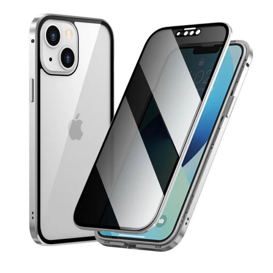 Privatsphäre iPhone Bildschirmschutz - Anti-Spionage Premium Gehärtetes Glas (5 Stück) - Phone Heaven Zone