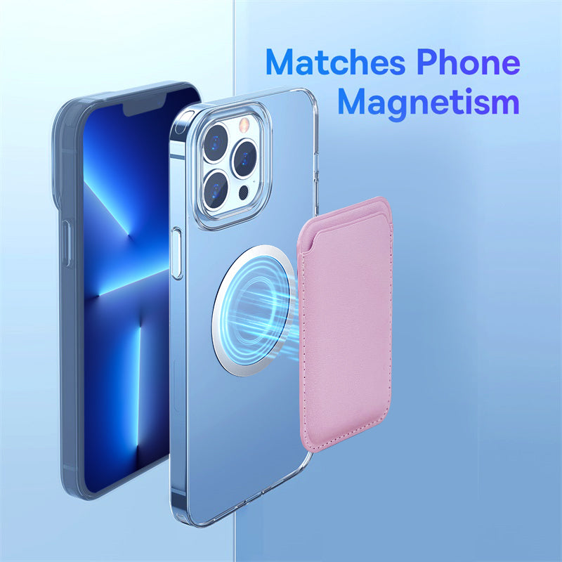 Magsafe Premium Apple iPhone Leder-Geldbörse Hülle - Luxus Magnetischer Kartenhalter