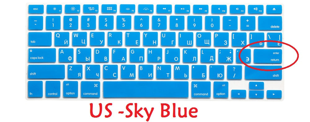 Premium Keyboard Protection Skin for Macbook Air/Pro/M3/M2/M1: 16,14,13-inch | 2024/2023/2022/2020 Series  High-Quality Keyboard Cover