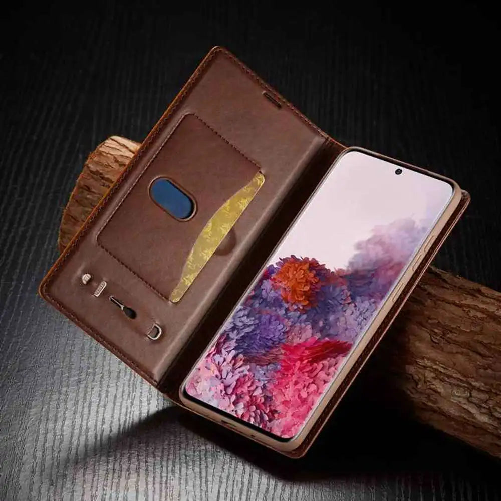 High-Quality Leather Flip Cover Wallet with Magnetic Closure and SIM Card Slot iPhone Case | MagSafe Compatible with Full Protection and Camera Lens Cover for Apple iPhone 16/15/14/13/12 Pro Max Plus Mini | Armor Phone Case Wallet Protective Cover
