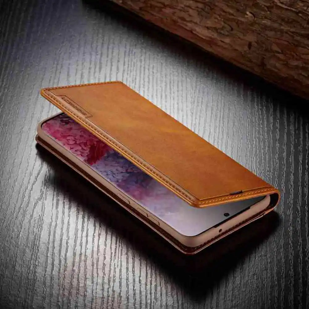 High-Quality Leather Flip Cover Wallet with Magnetic Closure and SIM Card Slot iPhone Case | MagSafe Compatible with Full Protection and Camera Lens Cover for Apple iPhone 16/15/14/13/12 Pro Max Plus Mini | Armor Phone Case Wallet Protective Cover