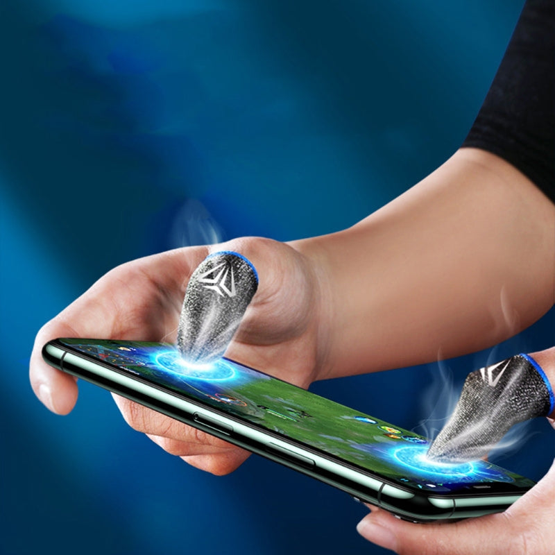 Premium 10 Stück Handy-Spiel Fingertip-Handschuhe für PUBG Gamer - Schweißfest, Rutschfest, Touchscreen Fingerhülsen 