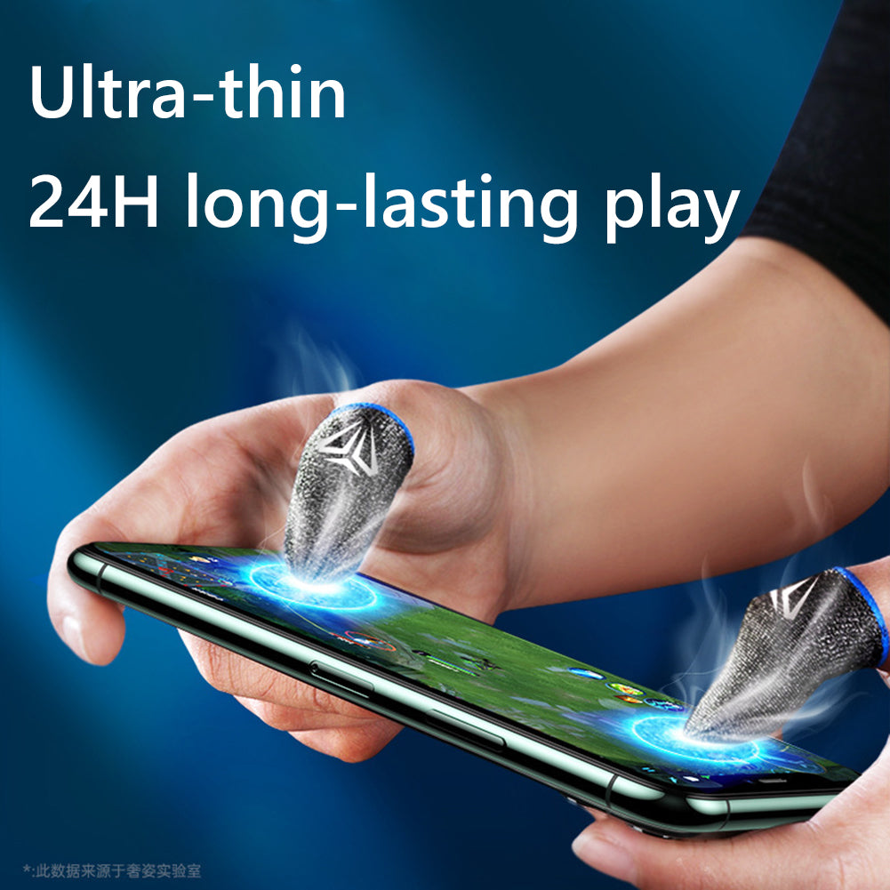 Premium 10 Stück Handy-Spiel Fingertip-Handschuhe für PUBG Gamer - Schweißfest, Rutschfest, Touchscreen Fingerhülsen 