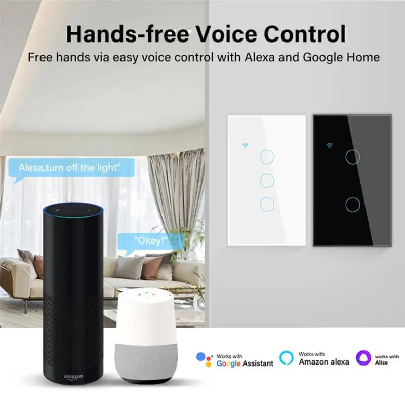 Premium WiFi Lichtschalter Touch Sensor Smart Switch App Fernbedienung
