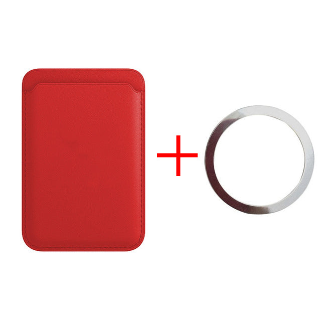 Magsafe Premium Apple iPhone Leder-Geldbörse Hülle - Luxus Magnetischer Kartenhalter