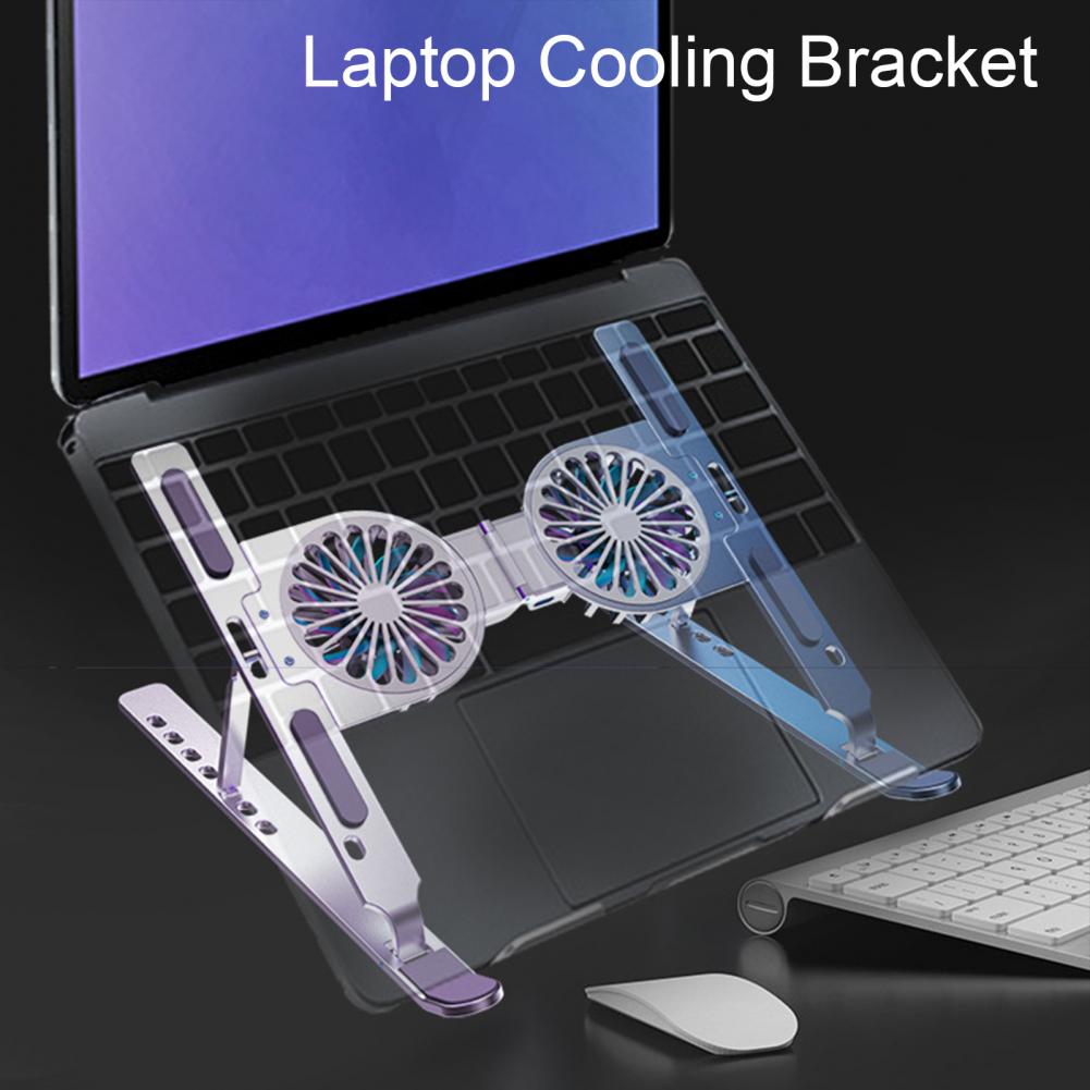Gute Qualität Klappbare Tablet-Halterung mit Kühlventilator für Gaming-Notebooks und Tablets bis 17 Zoll - Tragbarer Laptop