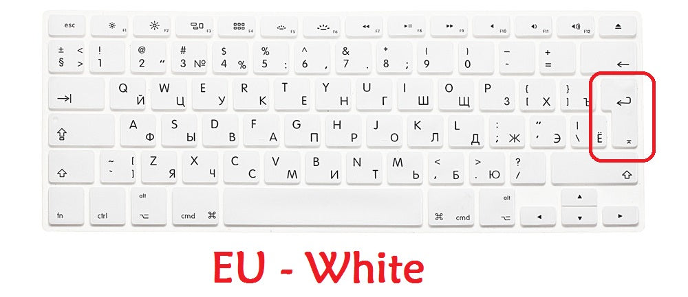 Premium Keyboard Protection Skin for Macbook Air/Pro/M3/M2/M1: 16,14,13-inch | 2024/2023/2022/2020 Series  High-Quality Keyboard Cover