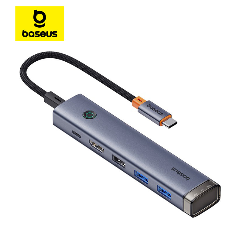 Premium USB C Hub 10Gbps: Typ-C zu HDMI, USB-Adapter, Ethernet-Port, Docking Station für MacBook Air, USB-Splitter – Kompatibel und Leistungsstark - Phone Heaven Zone