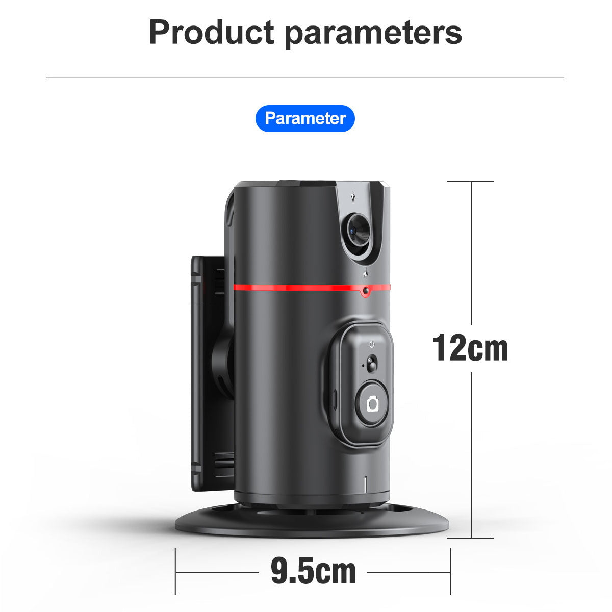 EvoGlide Premium | 360° Gimbal Stabilizer - Exklusives Videostabilisierungssystem Smartphones, Apple iPhone, Samsung, iOS 