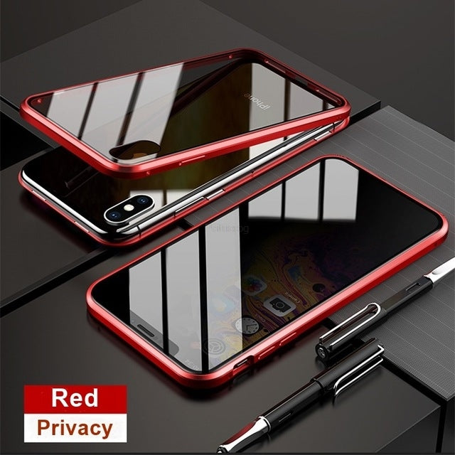 Privatsphäre iPhone Bildschirmschutz - Anti-Spionage Premium Gehärtetes Glas (5 Stück) - Phone Heaven Zone