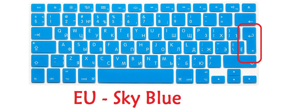 Premium Keyboard Protection Skin for Macbook Air/Pro/M3/M2/M1: 16,14,13-inch | 2024/2023/2022/2020 Series  High-Quality Keyboard Cover
