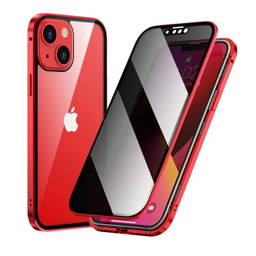 Privatsphäre iPhone Bildschirmschutz - Anti-Spionage Premium Gehärtetes Glas (5 Stück) - Phone Heaven Zone