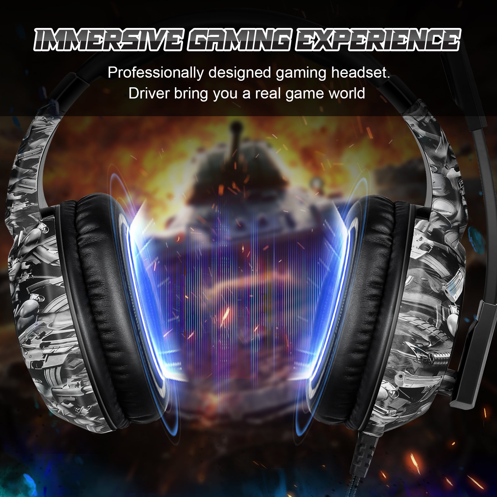 Premium ONIKUMA K19 Gaming-Headset | Kabelgebunden, Geräuschunterdrückung, Mikrofon | Stereokopfhörer | Limitierte Auflage
