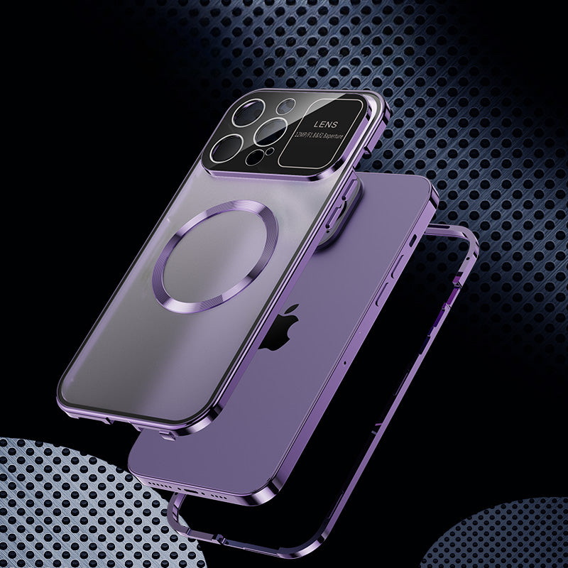 iPhone Case with MagSafe: Premium Double-Sided HD Glass Case with Wireless Charging and Camera Lens Protection | Shockproof Cover with Magnetic Armor for Apple iPhone 16/16e, 15, 14, 13, 12 Pro Max, Pro, Plus & Mini | Luxury Phone Case