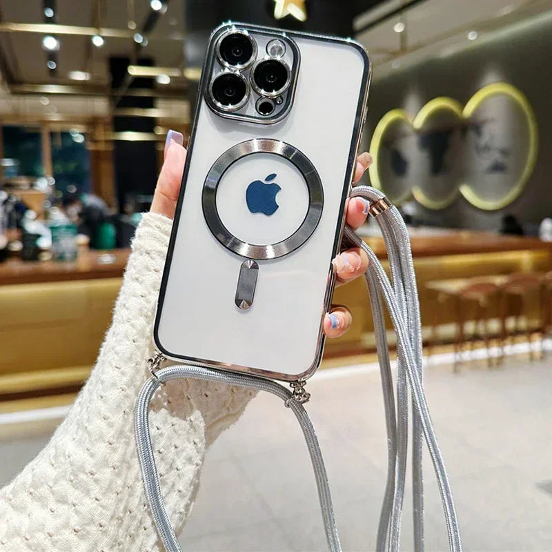 Magnetic Luxury For Apple iPhone 16/15/14/13/12 Pro Max Plus Mini Case Made Of Soft Silicone | Camera Protection, Clear Premium Coating, Magsafe Wireless Charging & Scratch-Resistant