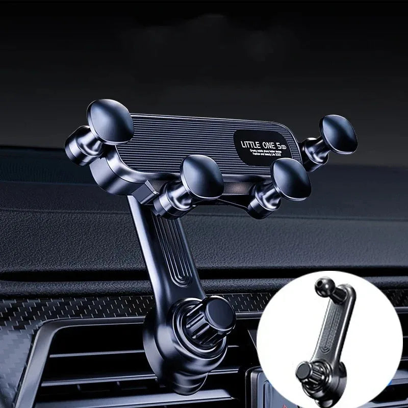 GravityDrive Premium Handyhalter - Lüftungsklammer mit Schwerkraftsensor für iPhone, Xiaomi, Samsung & 4,7-6,9 Zoll Handys