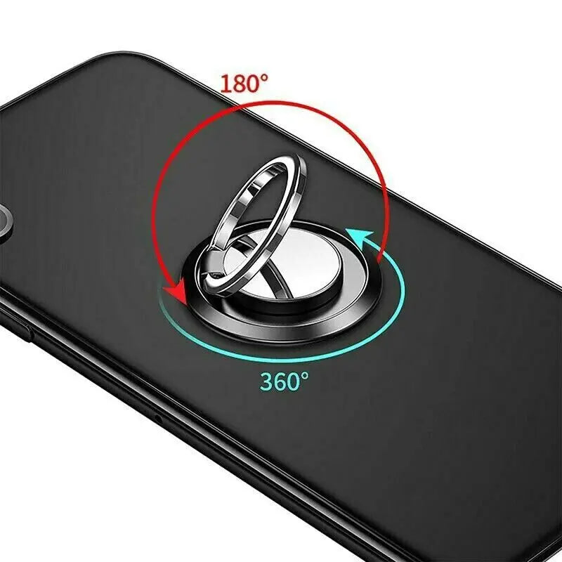 Luxuriöser Magnetischer Finger Ring Handyhalter | Universeller Drehbarer Smartphone Ständer Griff für Apple iPhone,