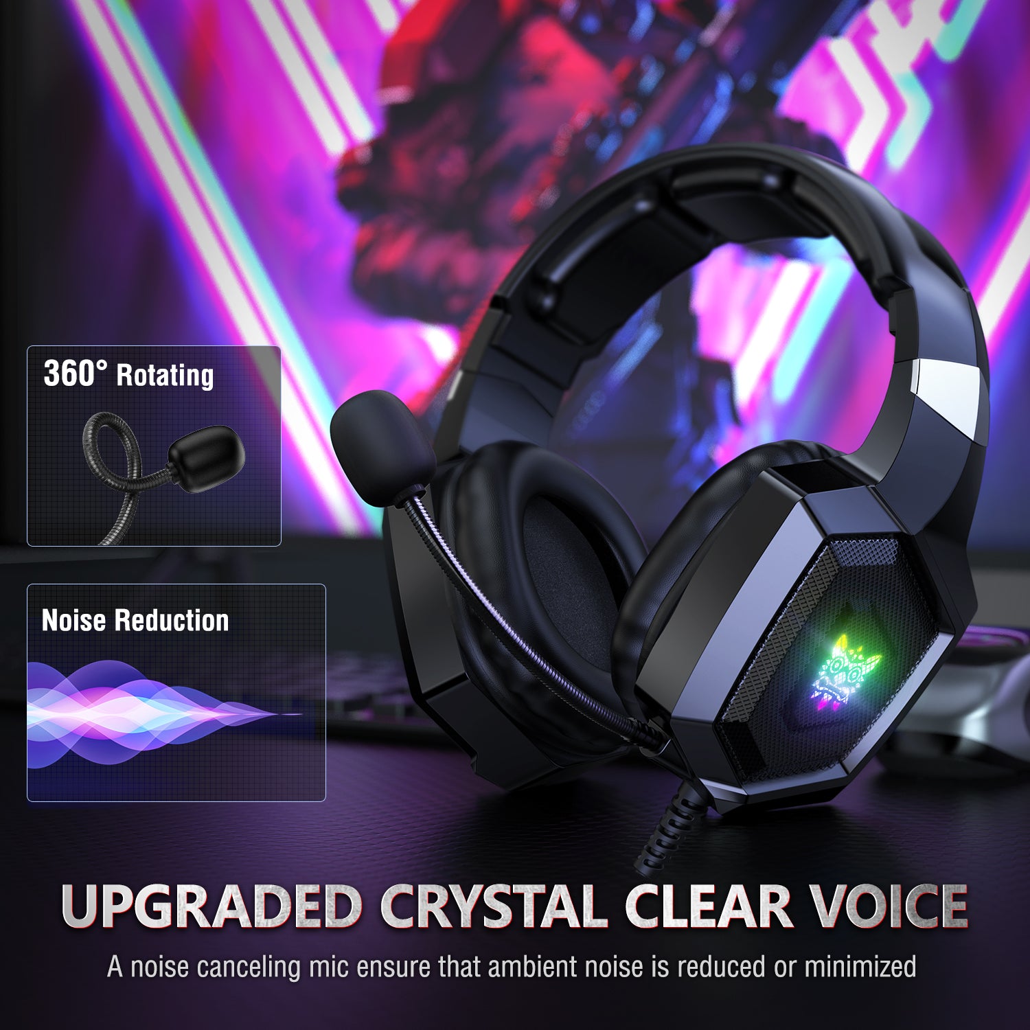 Premium ONIKUMA K19 Gaming-Headset | Kabelgebunden, Geräuschunterdrückung, Mikrofon | Stereokopfhörer | Limitierte Auflage