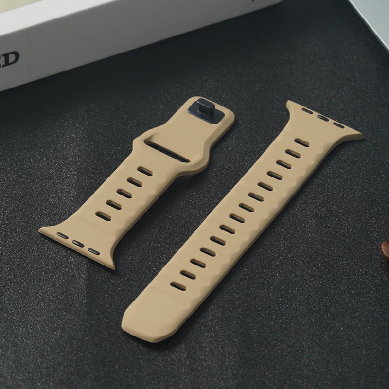 Premium Weiches Silikonarmband für Apple Watch | Elegant, Langlebig & Perfektes Sportarmband für jede Größe (49mm-38mm)