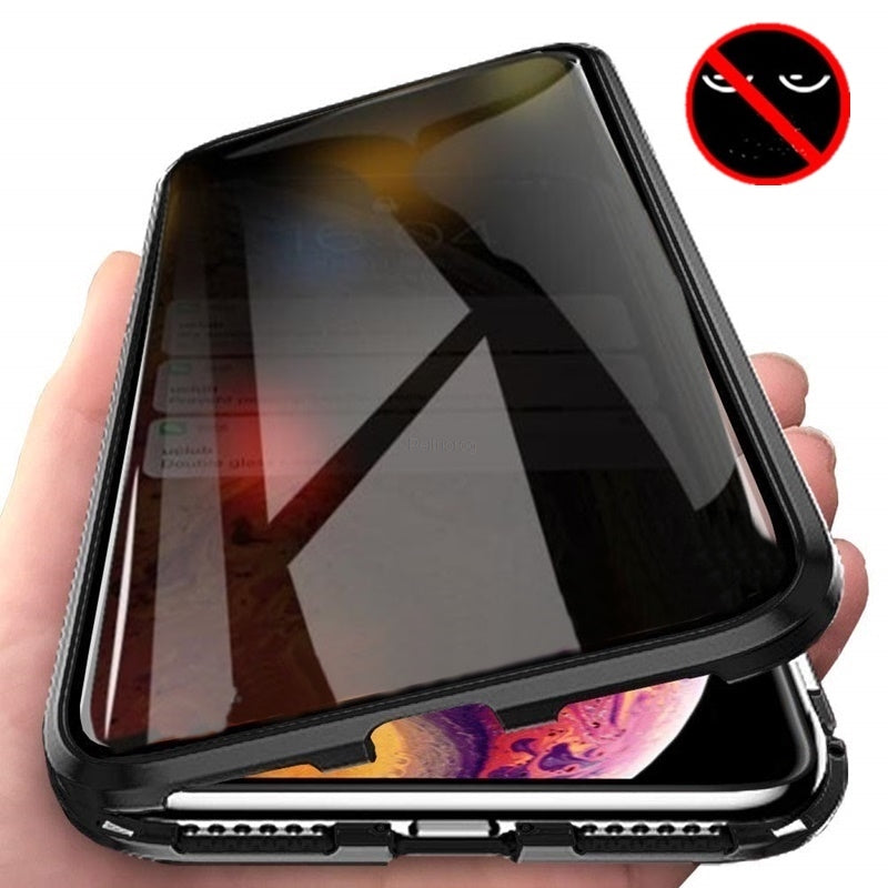 Privatsphäre iPhone Bildschirmschutz - Anti-Spionage Premium Gehärtetes Glas (5 Stück) - Phone Heaven Zone
