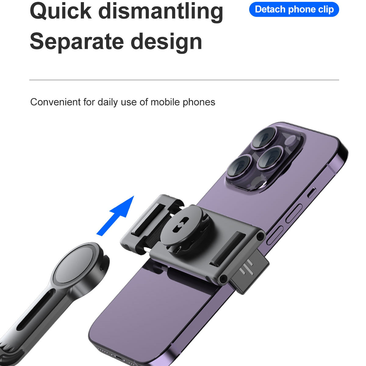 EvoGlide Premium | 360° Gimbal Stabilizer - Exklusives Videostabilisierungssystem Smartphones, Apple iPhone, Samsung, iOS 