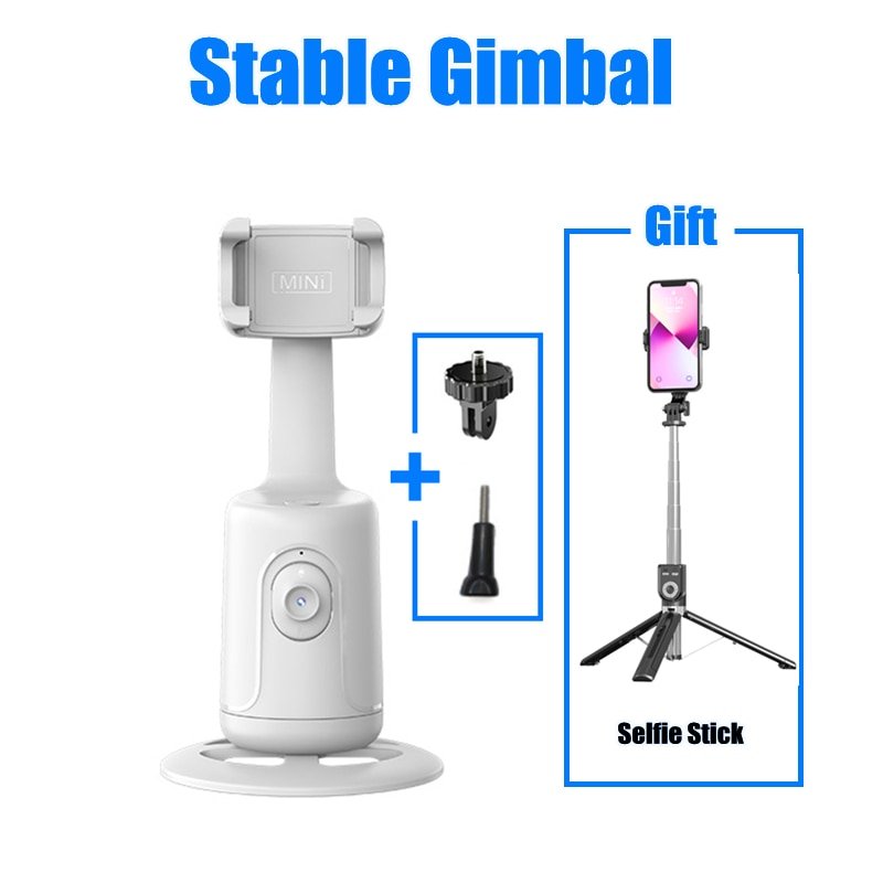 EvoGlide Premium | 360° Gimbal Stabilizer - Exklusives Videostabilisierungssystem Smartphones, Apple iPhone, Samsung, iOS 