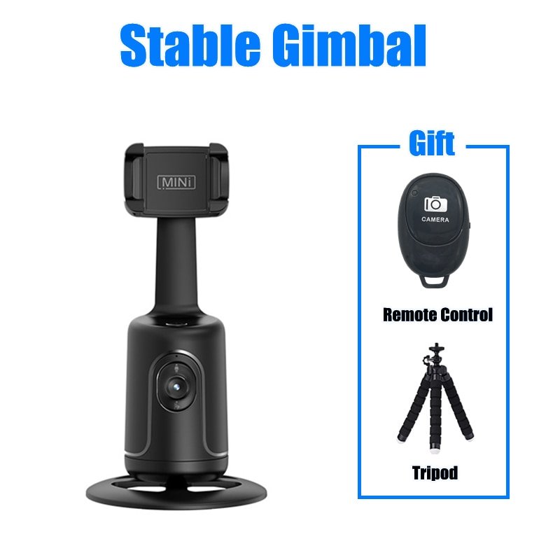 EvoGlide Premium | 360° Gimbal Stabilizer - Exklusives Videostabilisierungssystem Smartphones, Apple iPhone, Samsung, iOS 