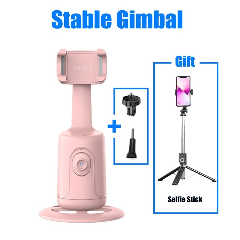 EvoGlide Premium | 360° Gimbal Stabilizer - Exklusives Videostabilisierungssystem Smartphones, Apple iPhone, Samsung, iOS 